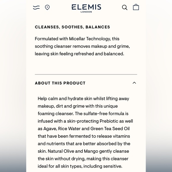 **NEW** TWO Elemis Superfood Cica Calm Cleansing Foam 50ml (each) - Picture 4 of 5